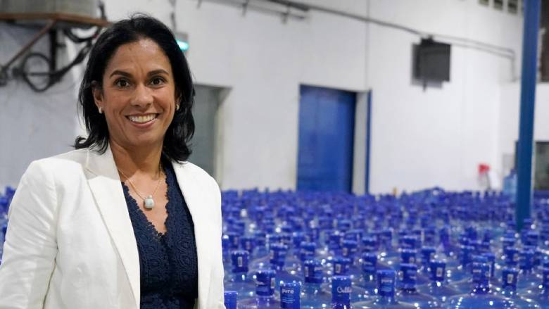 Tamara Guerin Barrau, the Chief Financial Officer of CBC, a market leader in drinking water. Photo: Balkiss Menuau / IFC